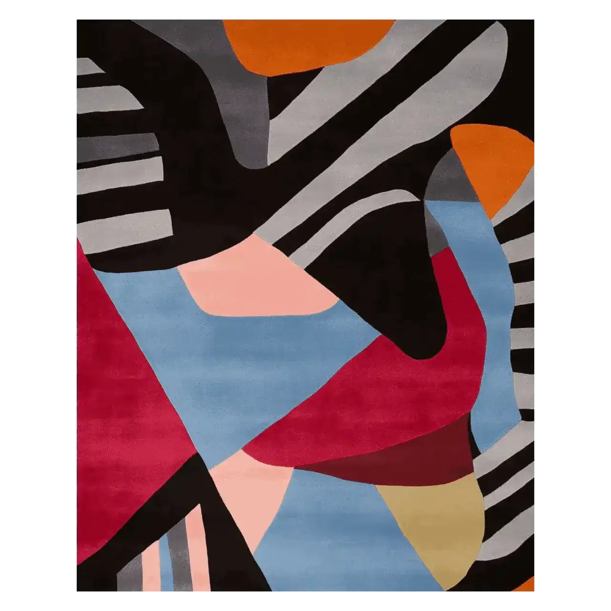 Funky Paint Parade Hand Tufted Rug