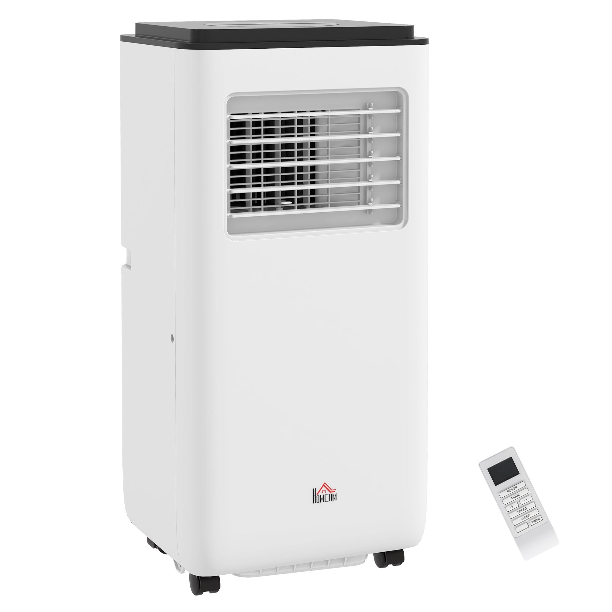 10000 BTU Portable AC, 3-in-1 Cooling & Dehumidifier for up to 440 Sq Ft, White