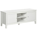TV Stand Cabinet for up to 55" TV with 2 Doors & Storage Shelvesm, White