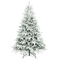 Snow-Kissed 180cm Realistic Christmas Tree with Easy Assembly