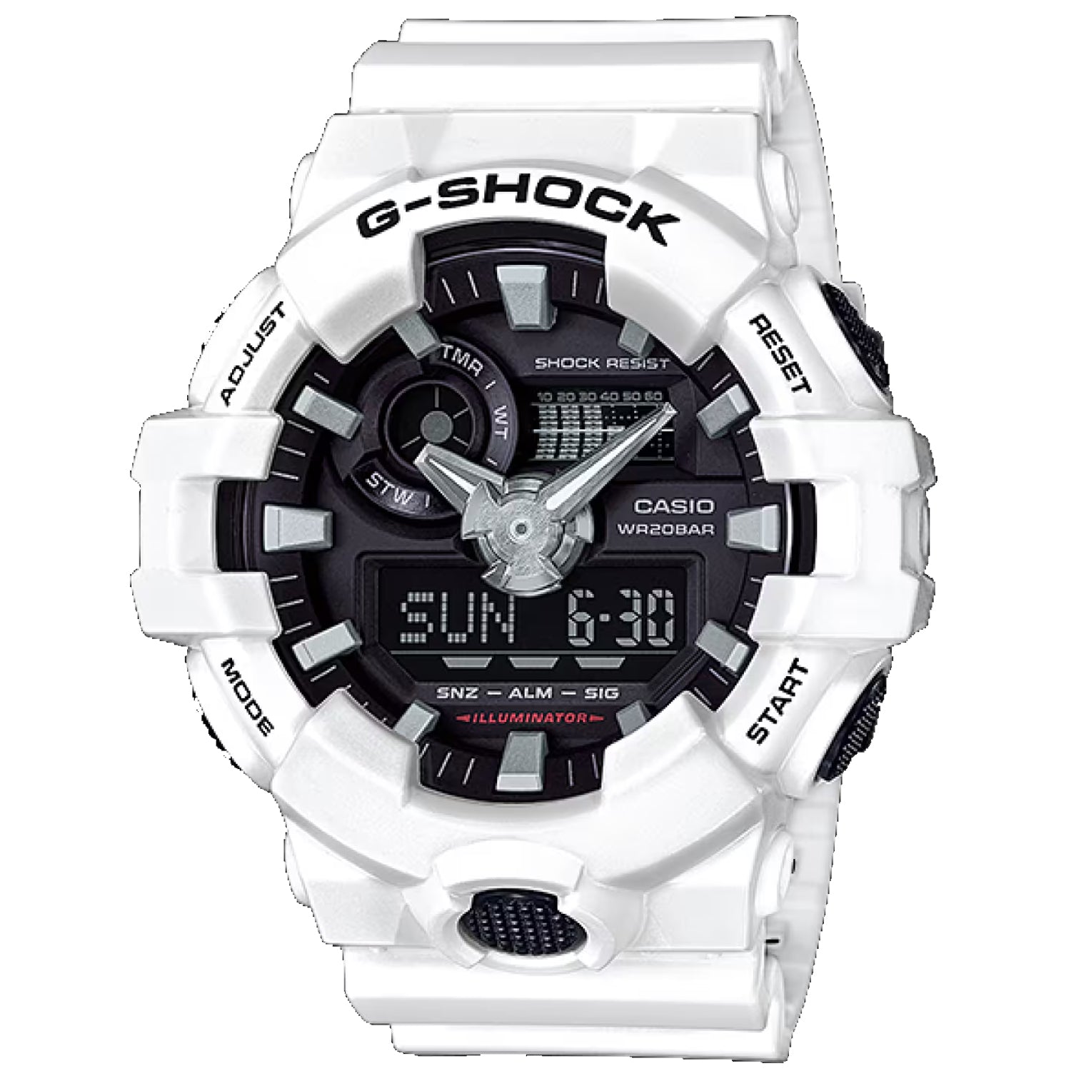 Casio GA-700 Watch — White