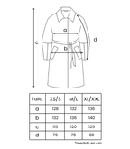 gabardina lia beige ✳