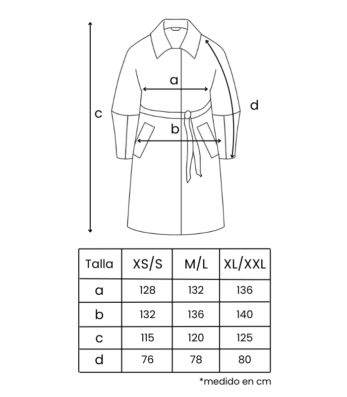 gabardina lia beige ✳