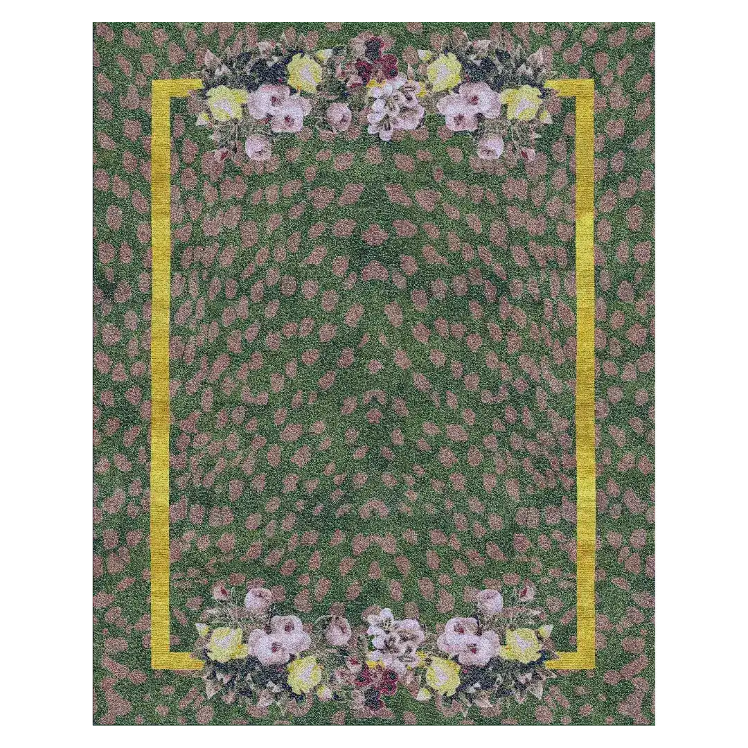 Garden of Courage Hand Tufted Rug - Night