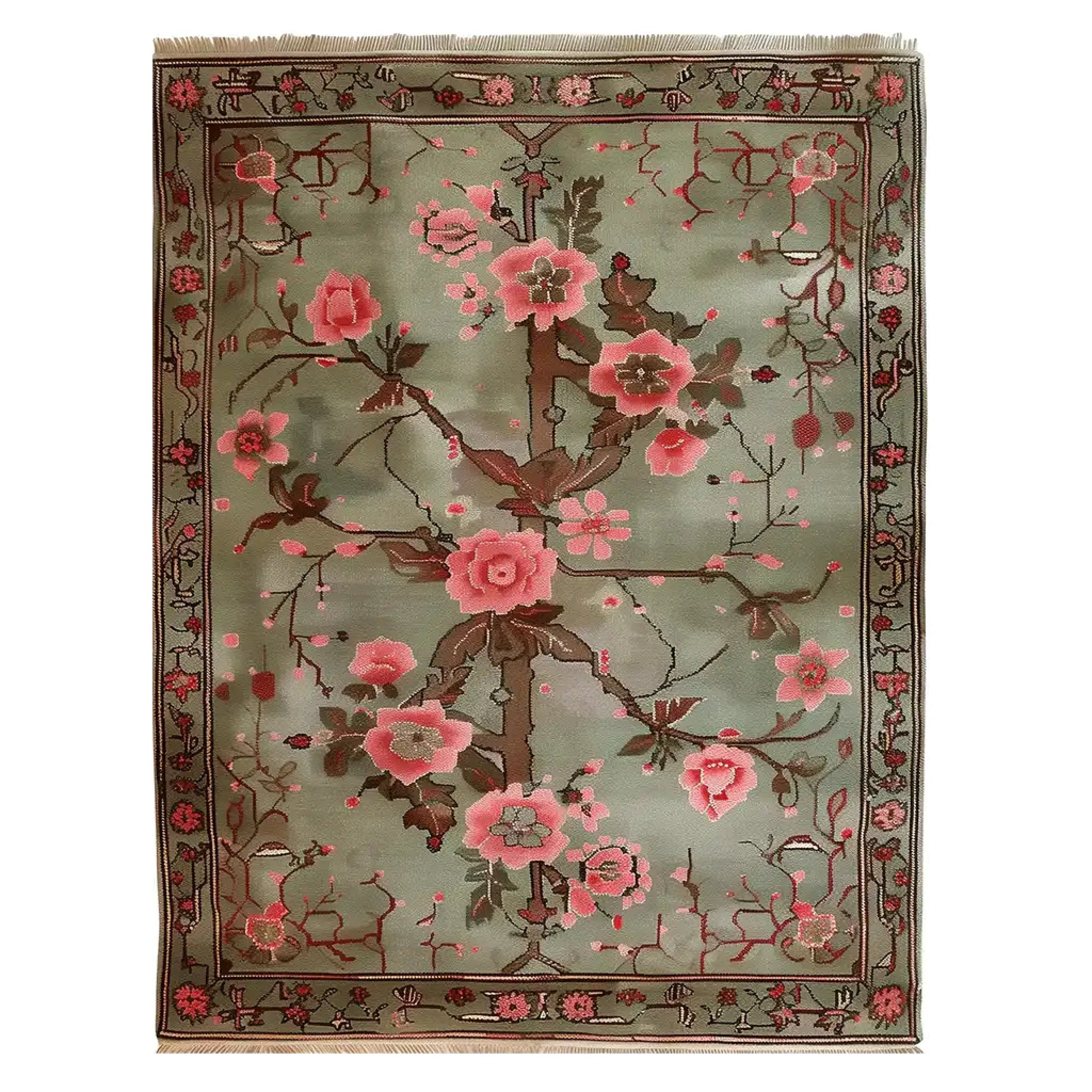 Garden of Serein Knotted Wool Rug