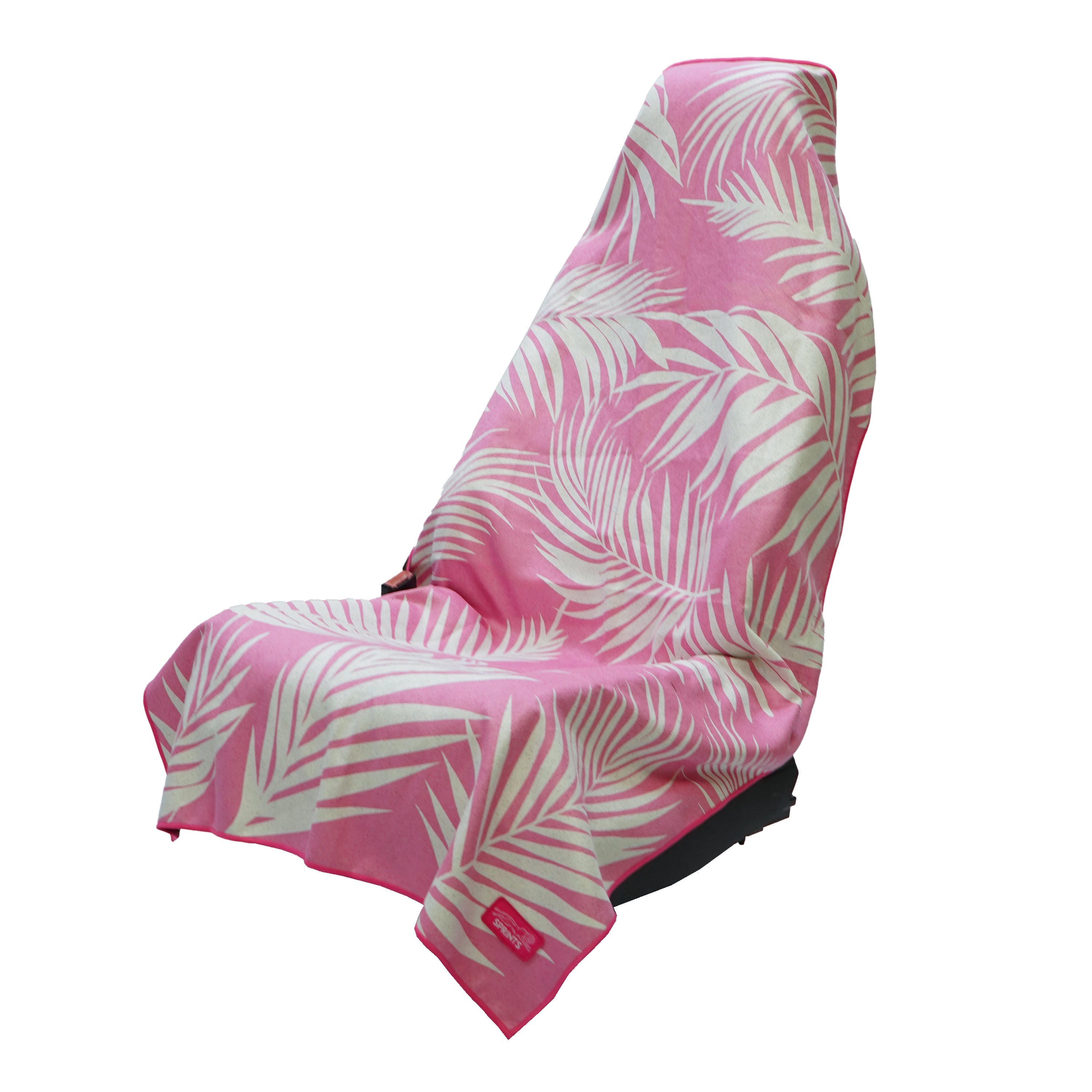 Sprints Garden of Races Past - Pink Car Seat Cover Towel w/ Snaps