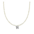 Gargantilla 'Butterfly' - Perlas con Amuleto de Mariposa