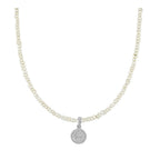 Gargantilla 'Holy' - Perlas con Medalla de San Benito