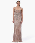 Baroque Cascade Gown By KYNAH, Luxury Indian Fashion & Bridal Wear