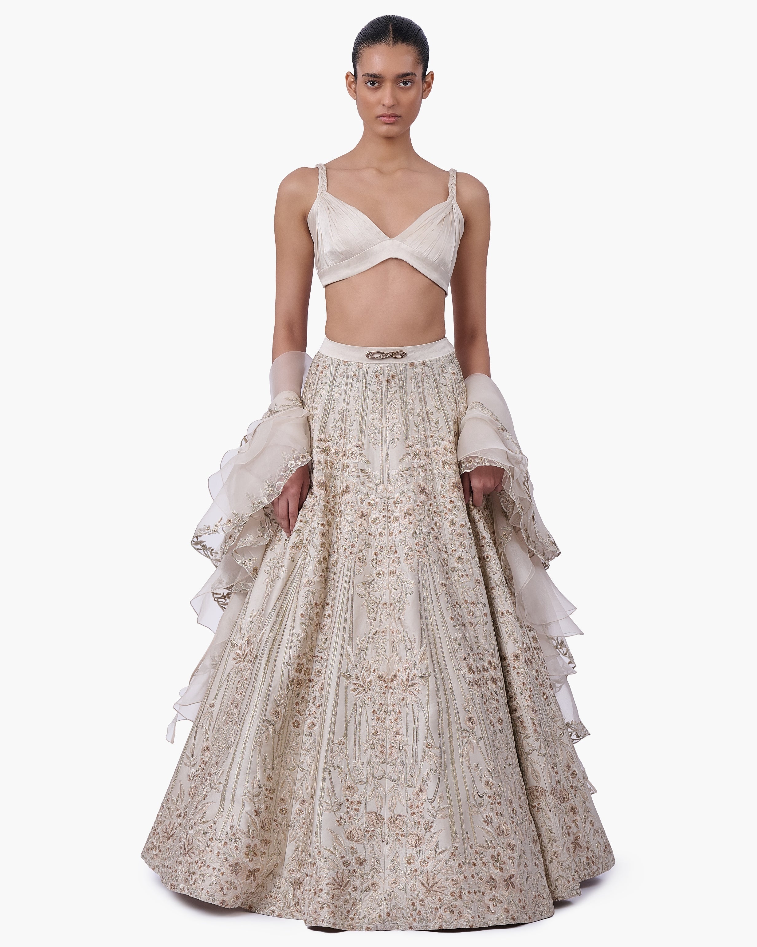 The Royal Embroidered Lehenga By KYNAH, Luxury Indian Fashion & Bridal Wear