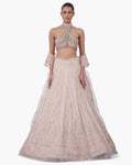 The Embellished Halter Lehenga By KYNAH, Luxury Indian Fashion & Bridal Wear