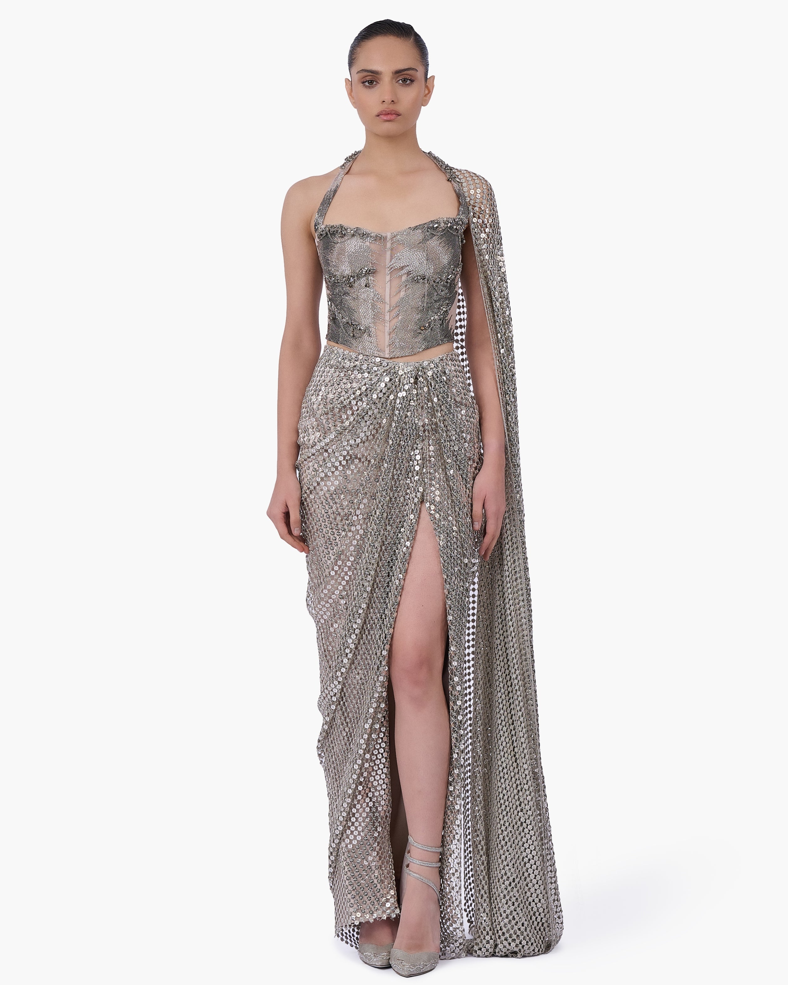 The Astral Drape Ensemble By KYNAH, Luxury Indian Fashion & Bridal Wear