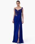 The Embellished Bodice Sari Gown By KYNAH, Luxury Indian Fashion & Bridal Wear
