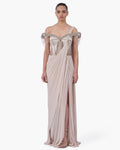 The Corset Bodice Sari Gown By KYNAH, Luxury Indian Fashion & Bridal Wear