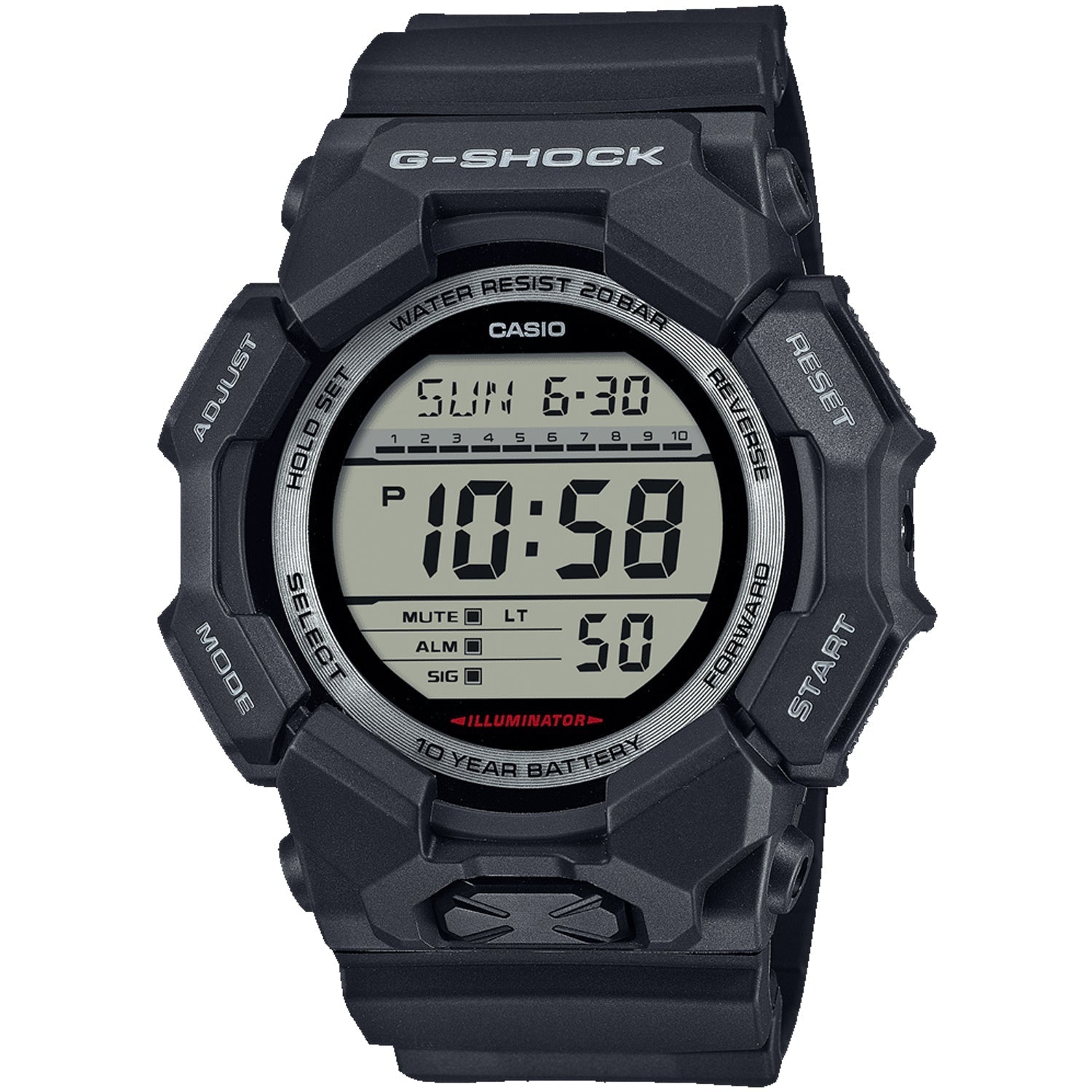 Casio Digital Sport Watch — Black