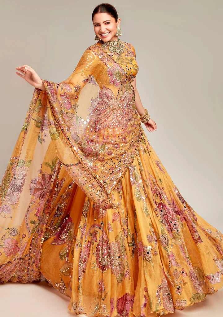 Anushka Sharma in the Masuma Lehenga Set By KYNAH, Luxury Indian Fashion & Bridal Wear