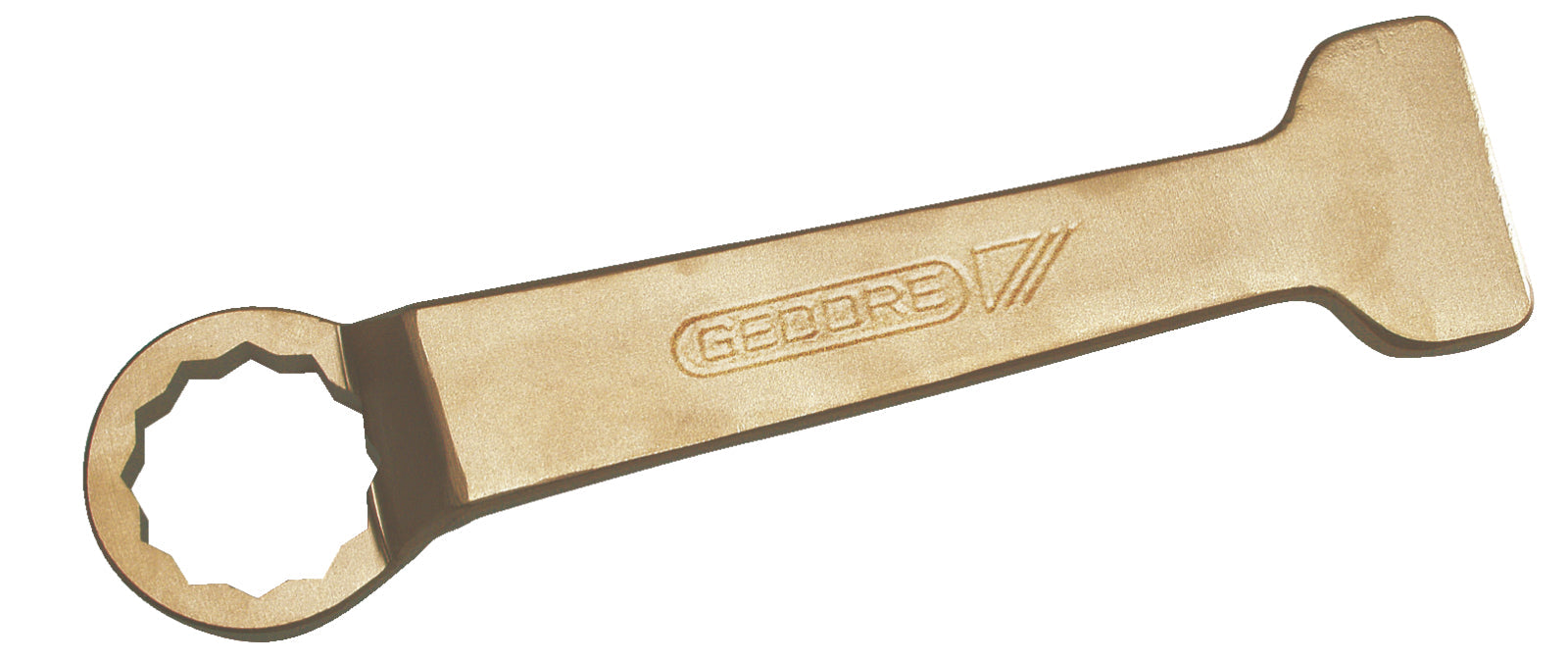 Llave de golpe poligonal acodada 41mm