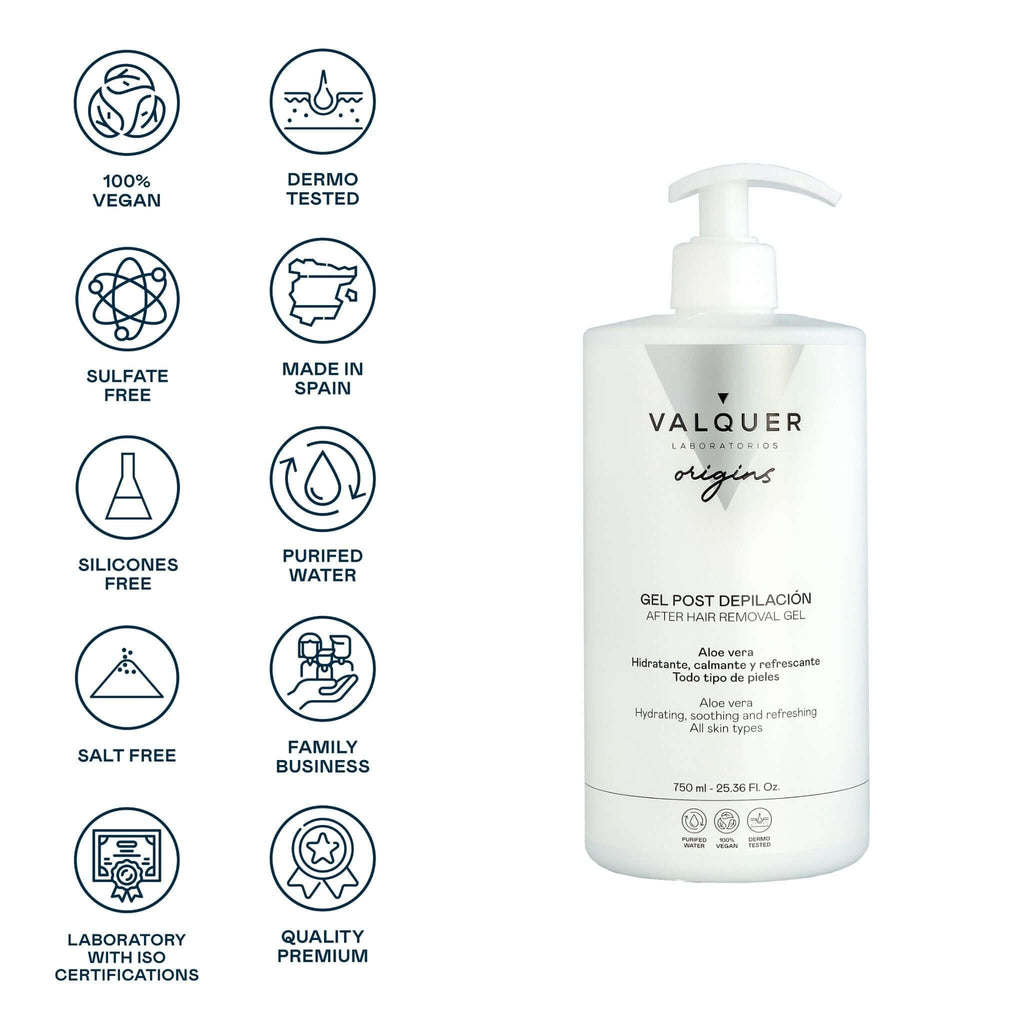 Gel Postdepilación con Aloe vera - 750 ml