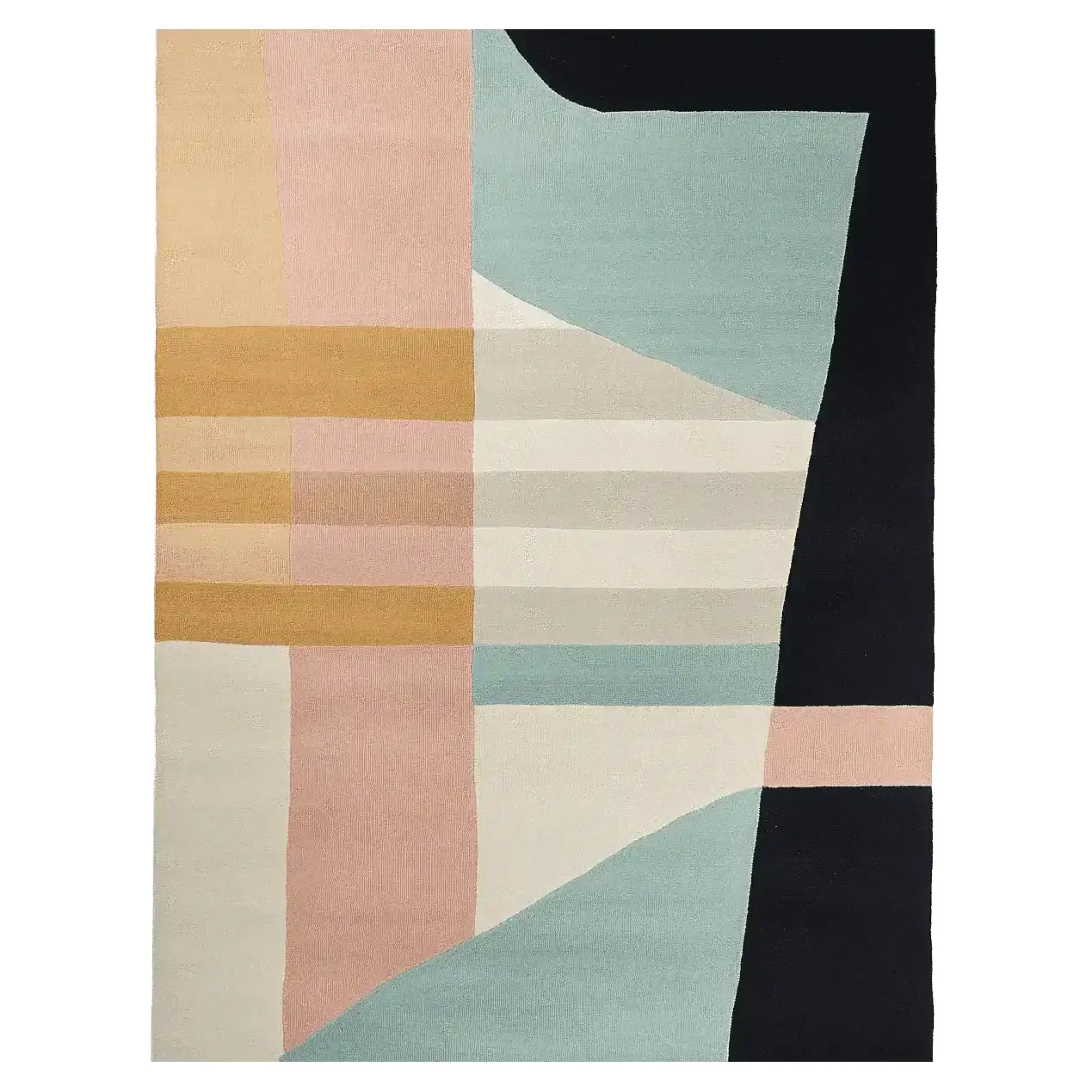 Geometry in Flux Hand Tufted Rug