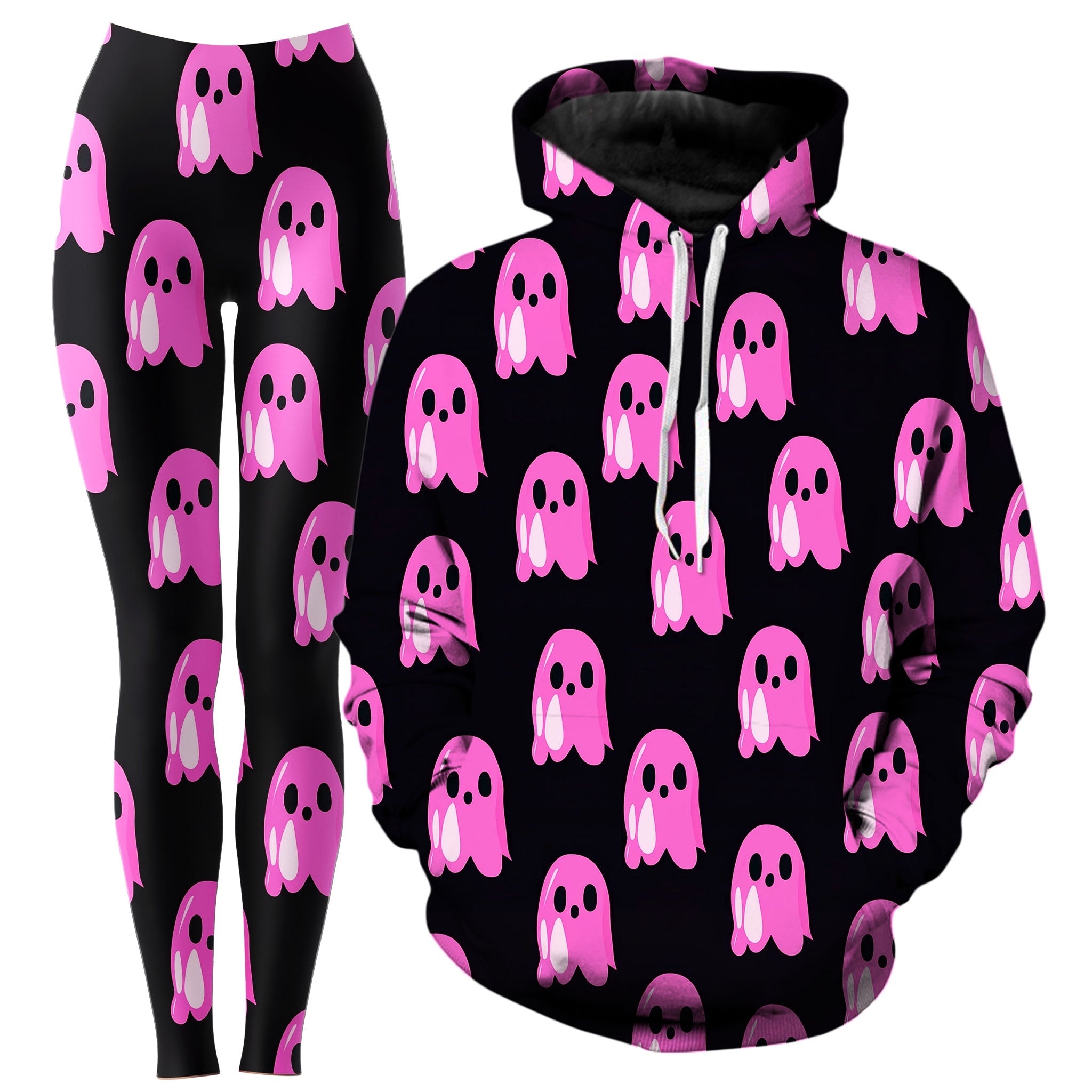 Ghost Clique Hoodie and Leggings Combo