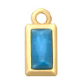 Gold Turquoise Premium Charm
