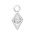 Silver Diamond Premium Charm