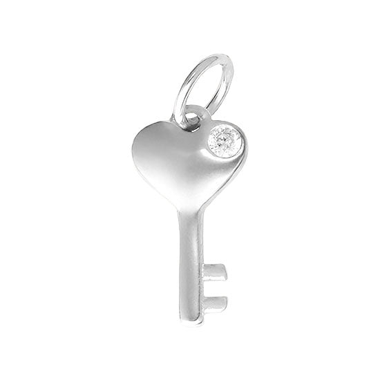Silver Key Premium Charm