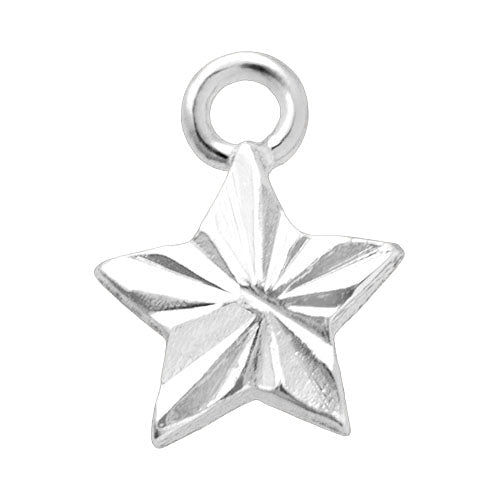Silver Star Premium Charm