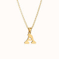 Custom Initial Necklace by G&M - 18ct Gold / Style 1