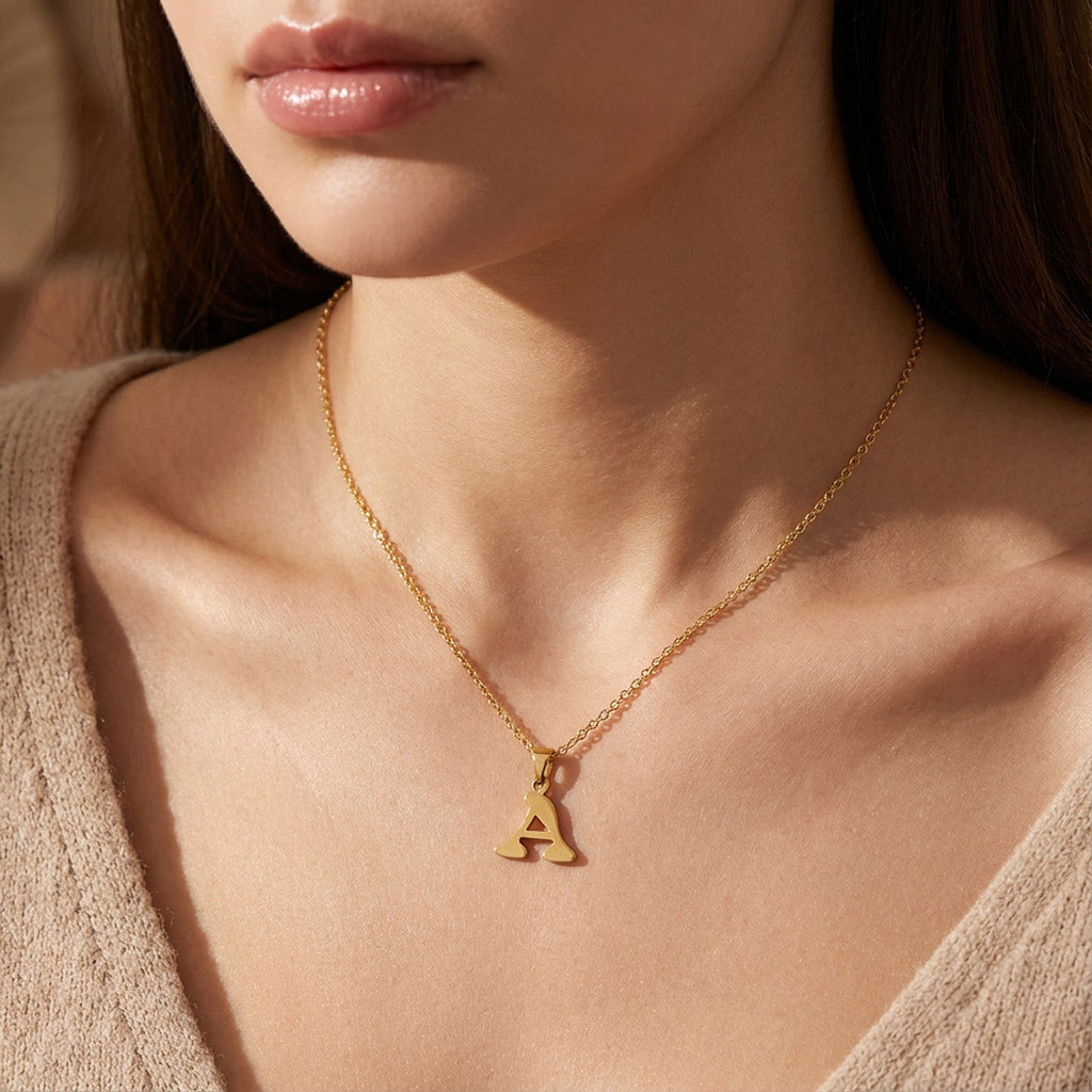 Custom Initial Necklace by G&M