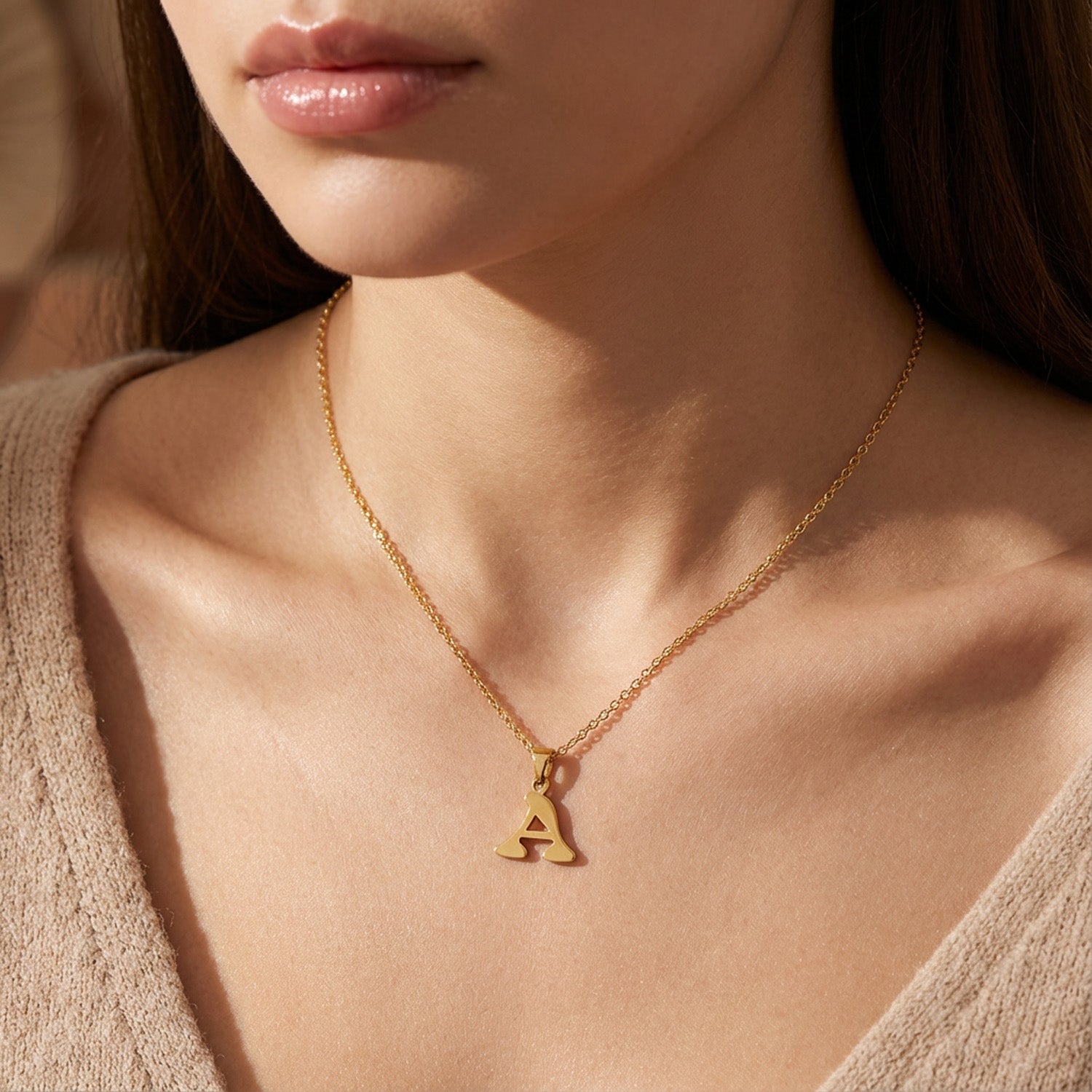 Custom Initial Necklace by G&M