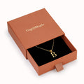 Custom Initial Necklace by G&M - Solid Silver / Style 3