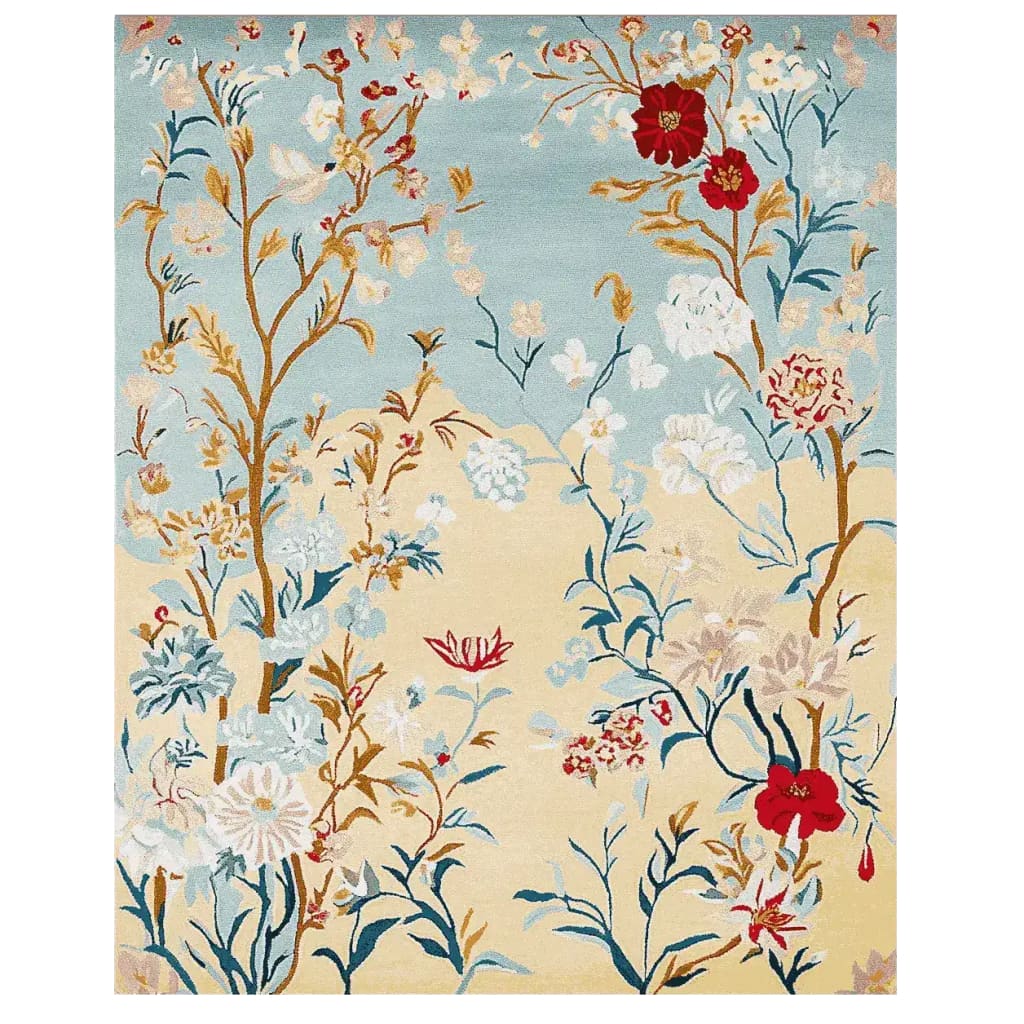 Gilded Bloom Breeze Hand Tufted Rug