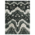 Gilded Floral Current Hand Tufted Rug