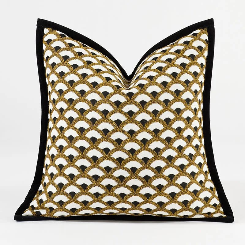 Gilded Grandeur Pillow Cover