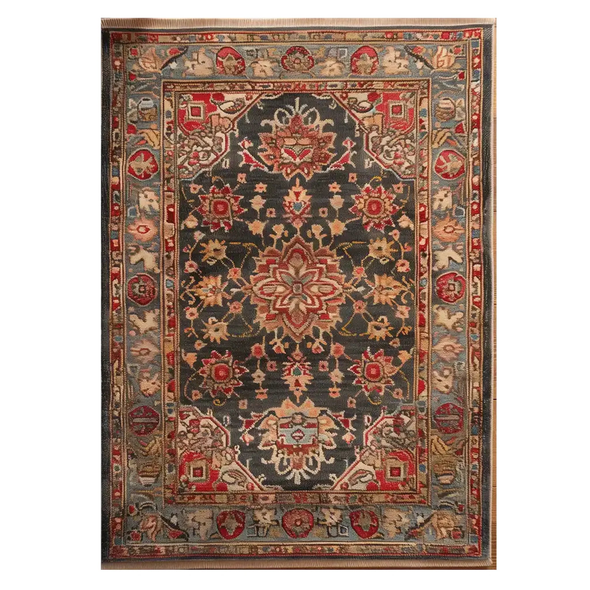 Gilded Twilight Knotted Wool Rug