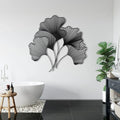 Gingko Bilbao Leaves Metal Wall Hanging Decor