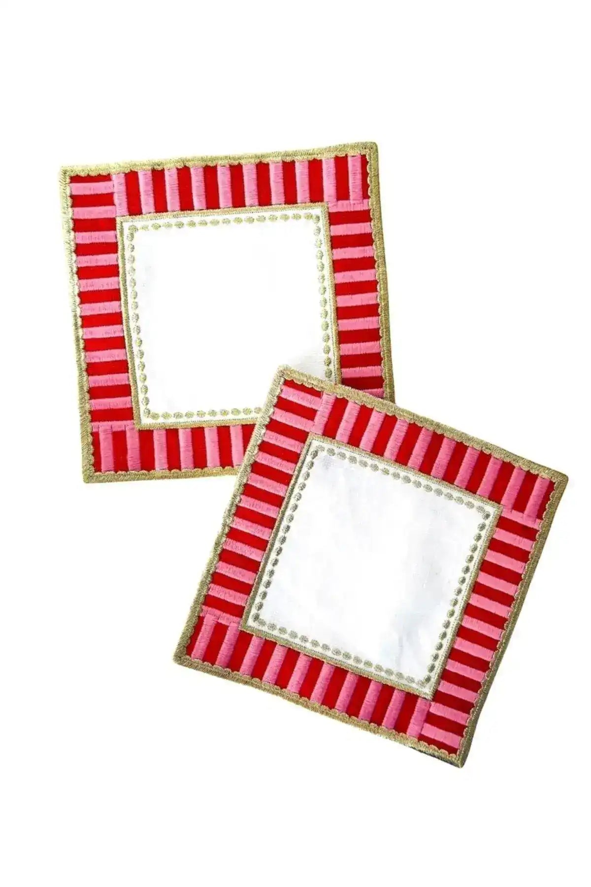 Glam Girl Square Serving Table Napkins - Set of 4