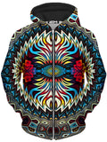Fire for the Tribe Unisex Zip-Up Hoodie