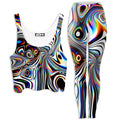 Oil Aura Crop Top and Leggings Combo