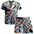 Oil Aura T-Shirt and Shorts Combo