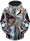 Oil Aura Unisex Zip-Up Hoodie