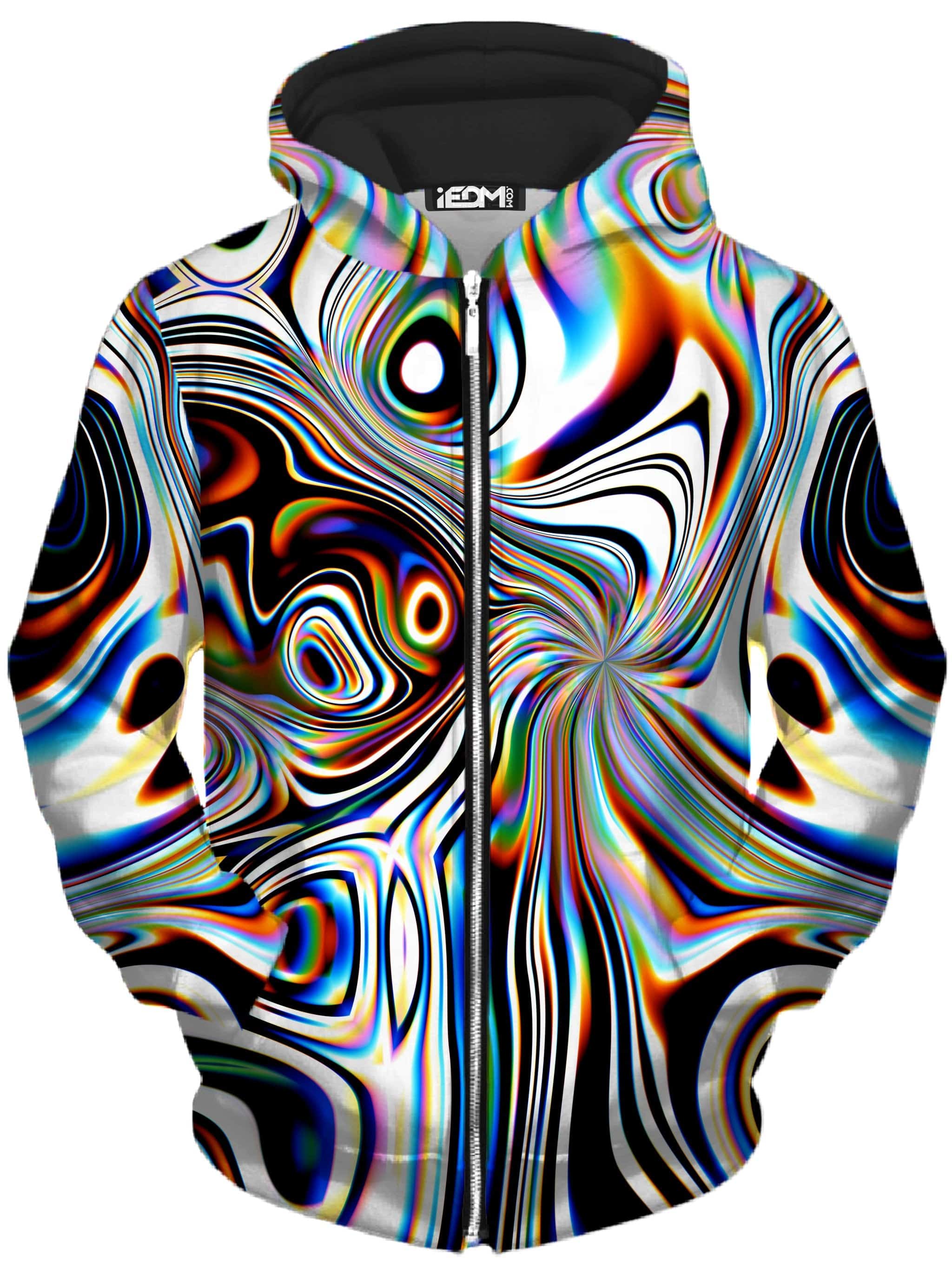 Oil Aura Unisex Zip-Up Hoodie
