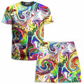 Swirly Gig T-Shirt and Shorts Combo