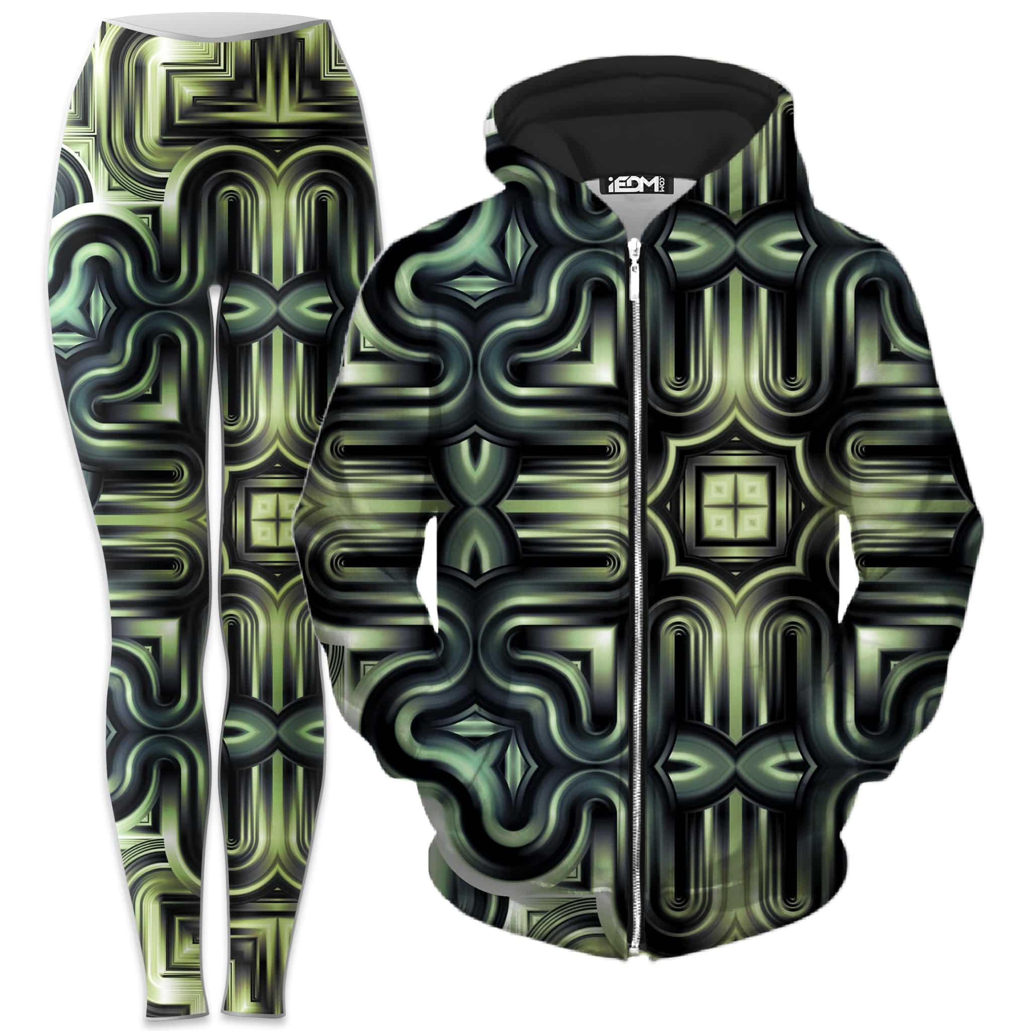 Unthinkable Machines Zip-Up Hoodie and Leggings Combo