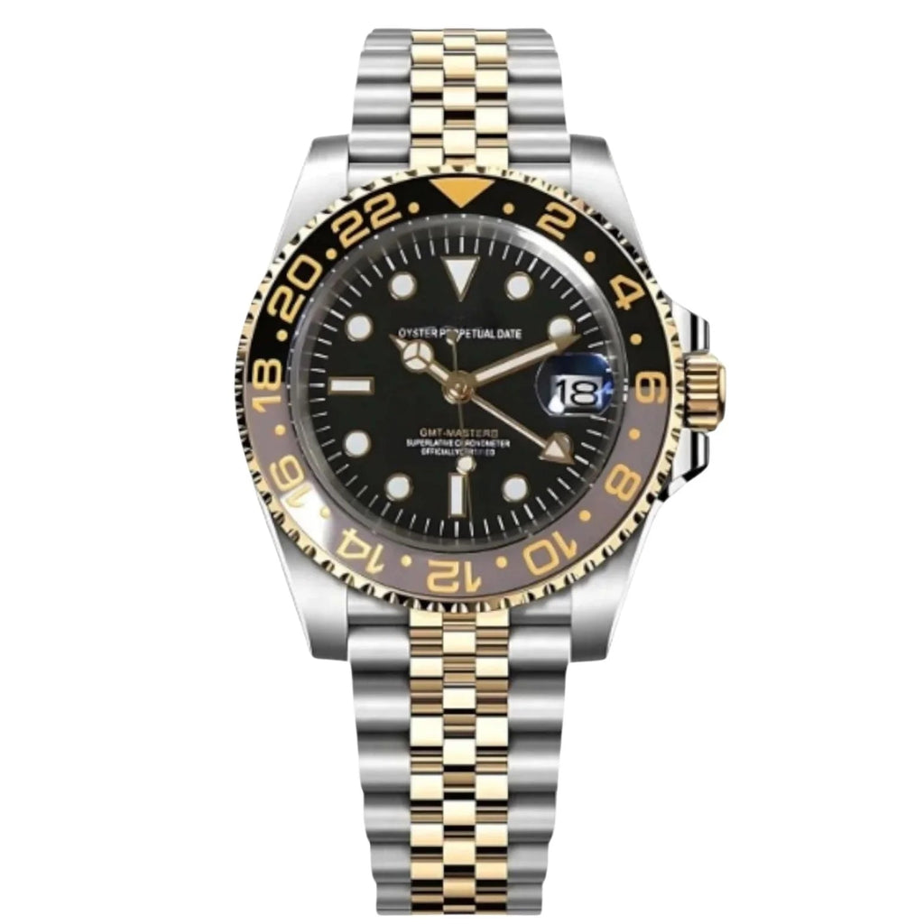 Seikmariner GMT Master Schwarz (Zweifarbig) | HW Design