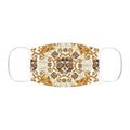 Gold Tiger Face Snug-Fit Polyester Face Mask