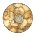 Golden Brown Agate Countertop Lazy Susan Centerpiece