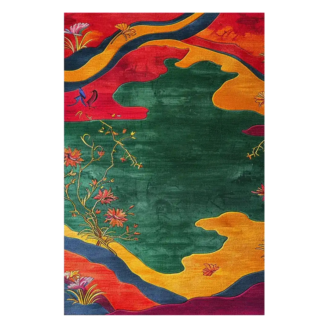 Golden Horizon Hand Tufted Viscose Rug