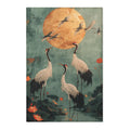 Golden Moon & Crane Harmony Rug